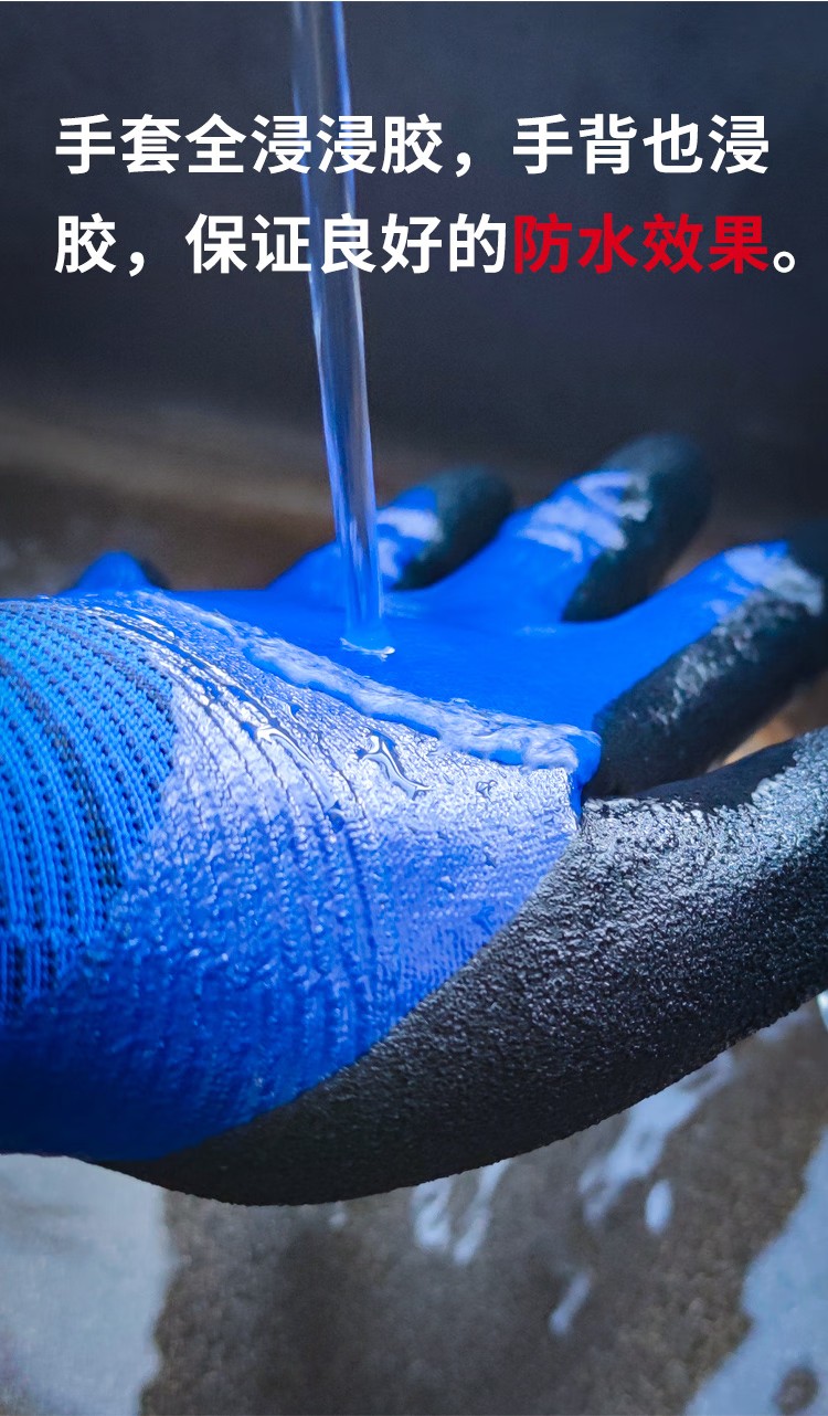 恒輝NKX806丁腈耐磨防滑防油勞保手套圖片3