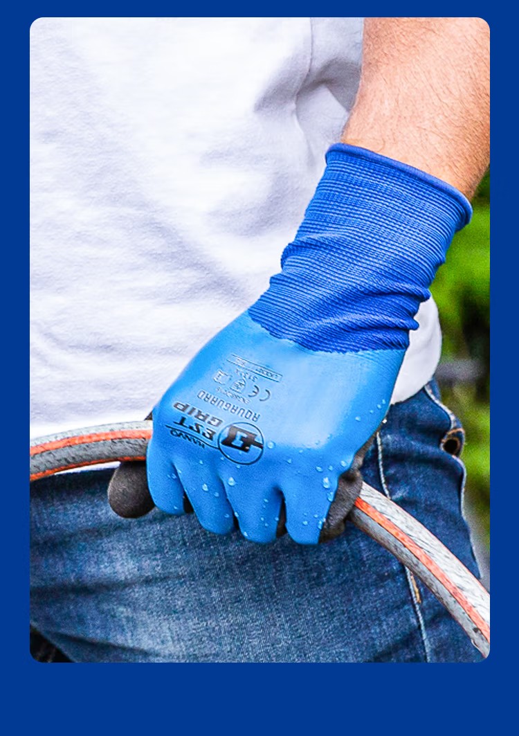 恒輝LKX301三層乳膠防滑耐磨勞保手套圖片4