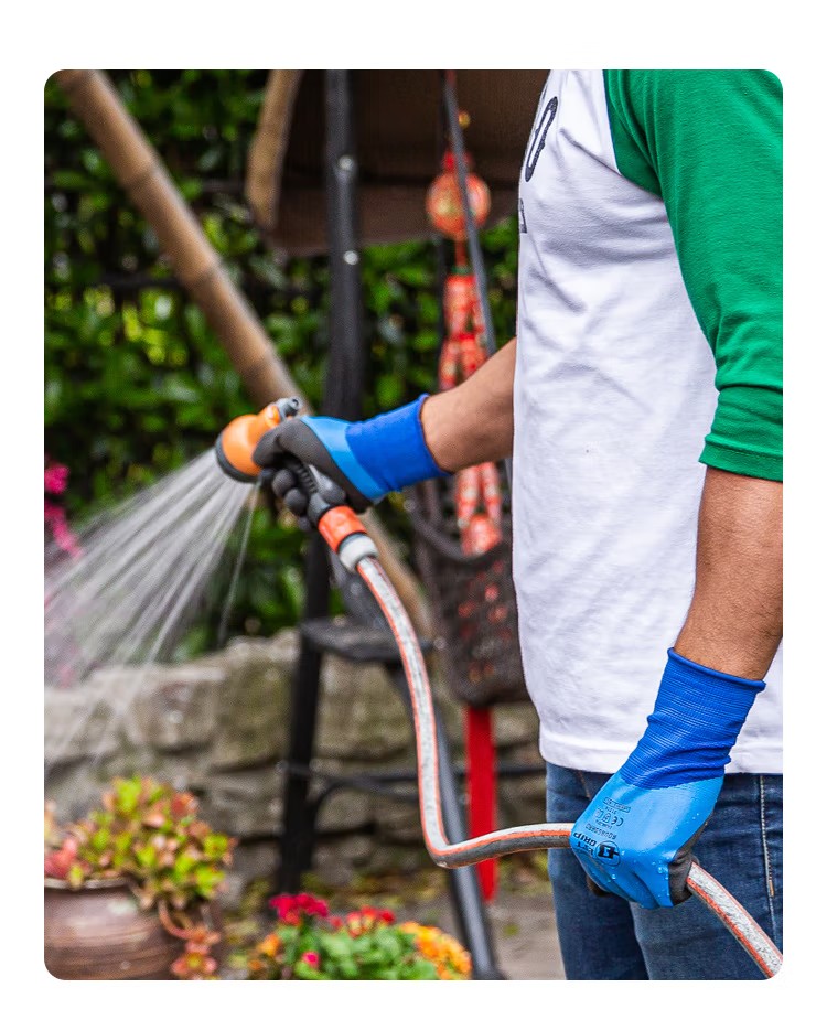 恒輝LKX301三層乳膠防滑耐磨勞保手套圖片11