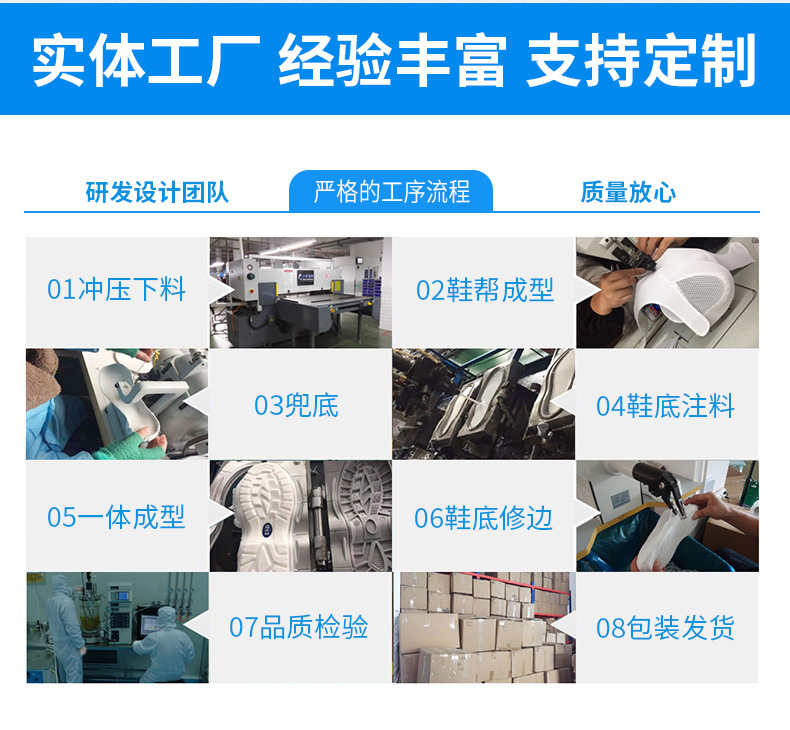 定和DH5443長筒PU底防靜電鞋無塵安全鞋3