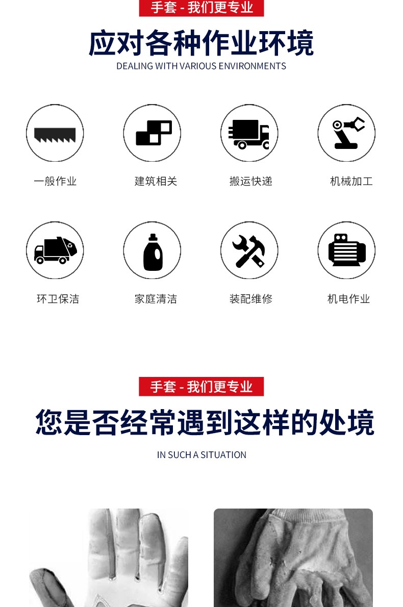 PIP 56-AS323防滑防油加絨加厚丁腈手套圖片2