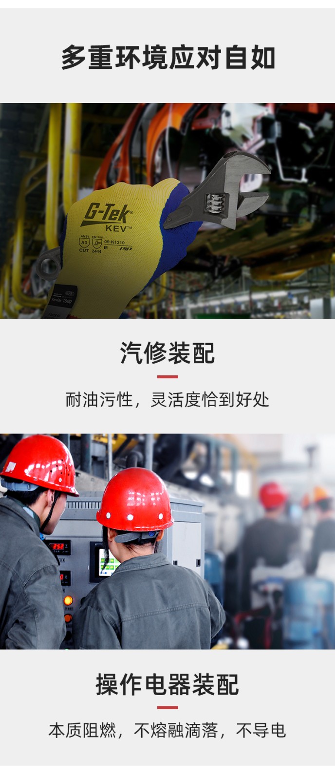 PIP 09-K1320耐磨防割耐高溫手套圖片8