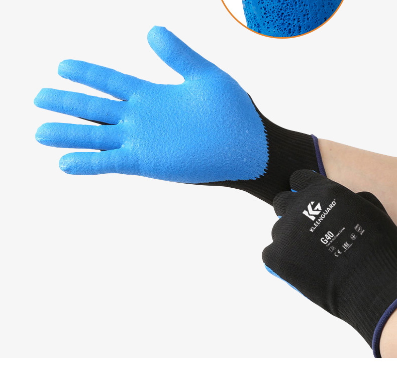 金佰利40228B G40發泡丁腈涂層勞保手套XL圖片9