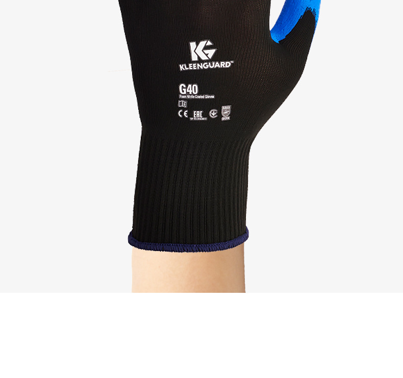 金佰利40228B G40發泡丁腈涂層勞保手套XL圖片11