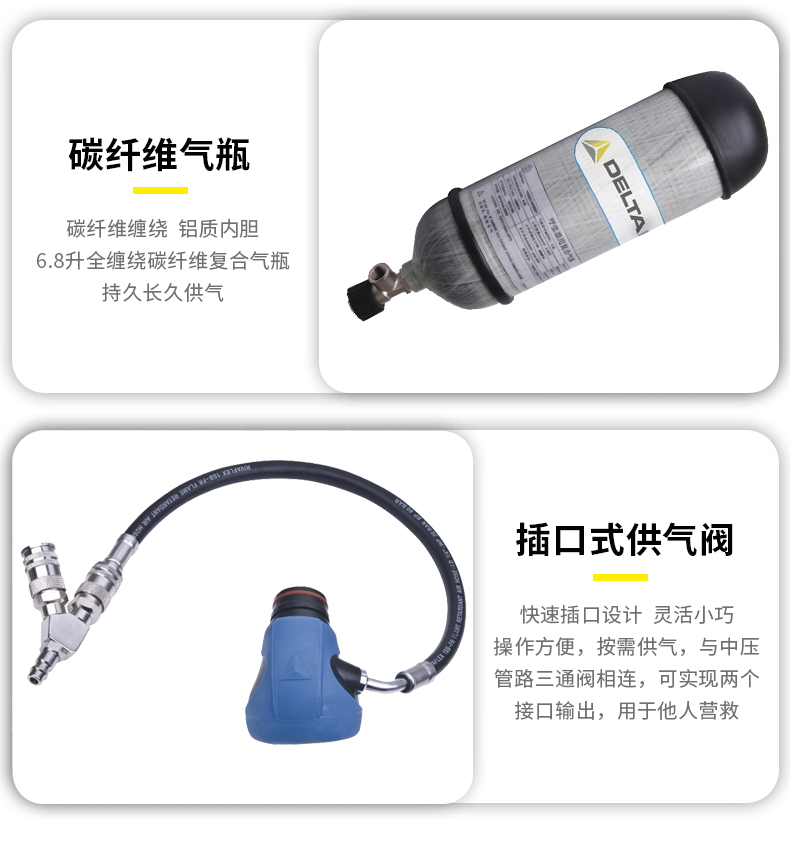 代爾塔106005正壓式空氣呼吸器7