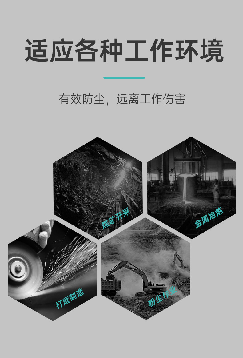 3M3270防塵面具煤礦KN95口罩8