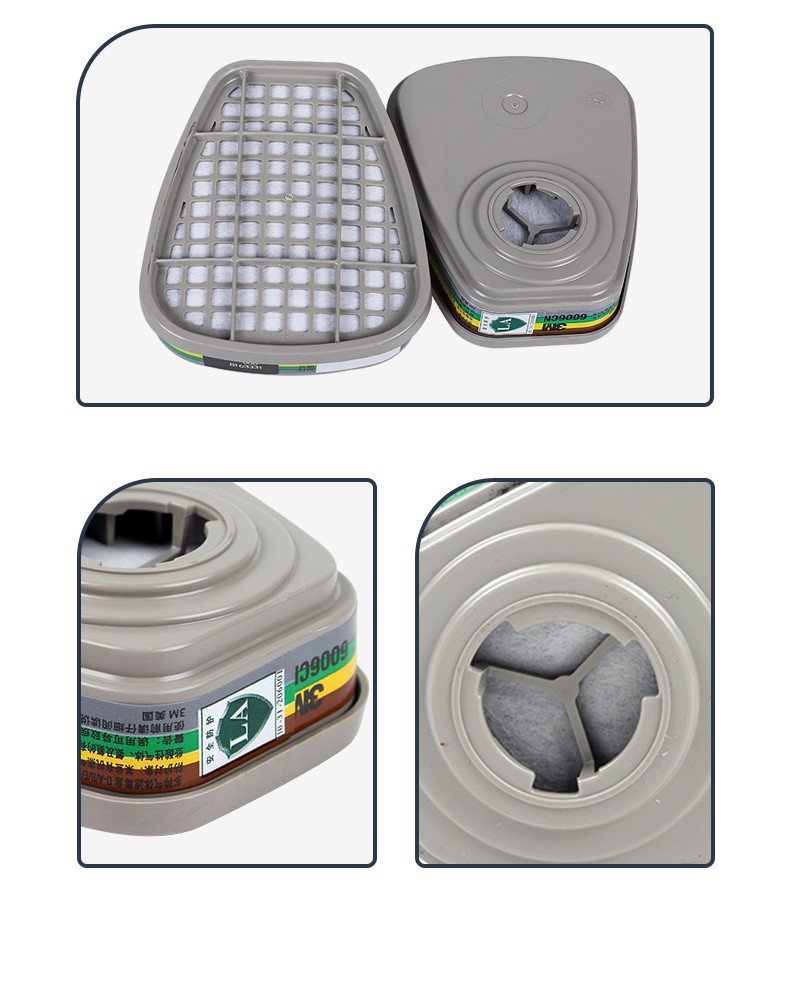 3M6006CN防綜合性有毒氣體濾毒盒圖片6