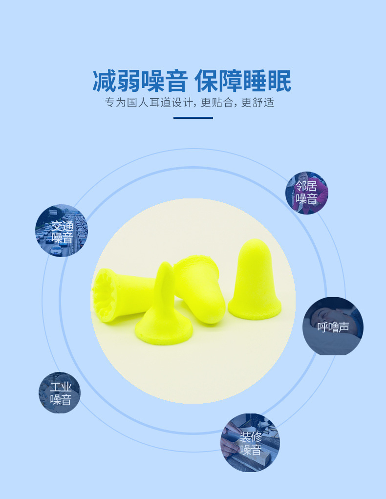 3M312-1261高降噪鈴鐺型防噪音耳塞圖片2