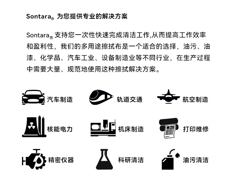 杜邦Sontara勝特龍LC-1多用途工業(yè)擦拭布無塵擦拭紙9