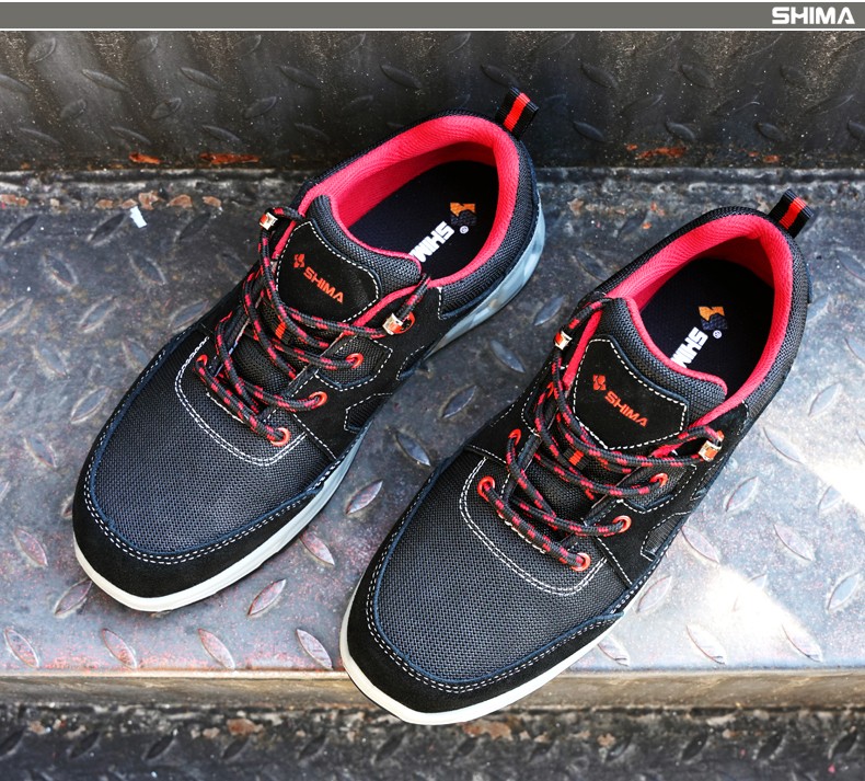 SHIMA希瑪D16001透氣防砸防滑勞保鞋圖片12