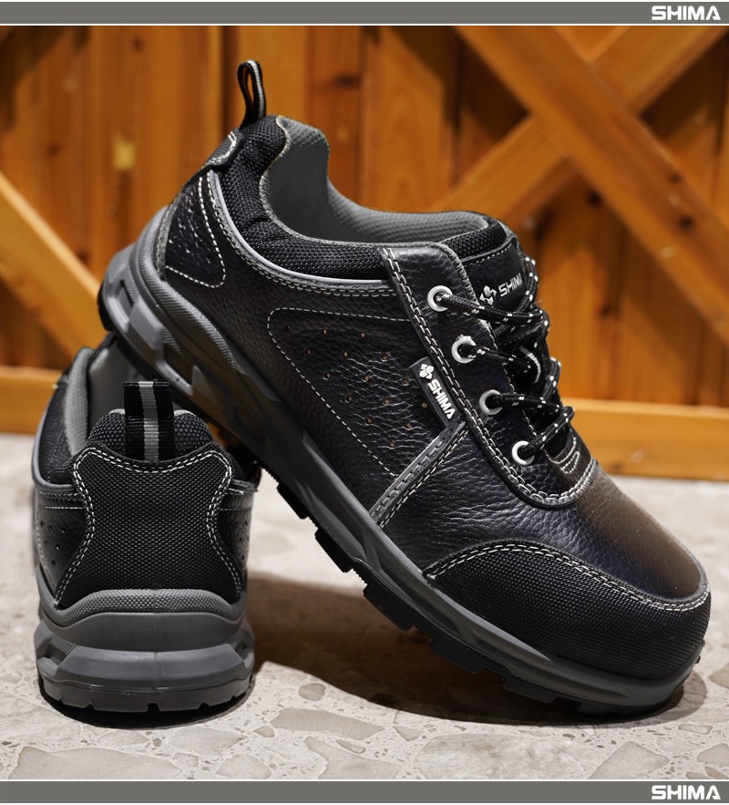 SHIMA希瑪D16002防砸防滑透氣耐磨安全勞保鞋圖片4