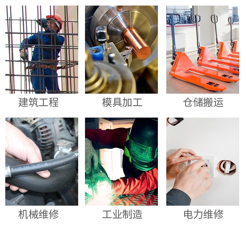 塞莫詩CG904BW藍色浸膠丁腈手套圖片3