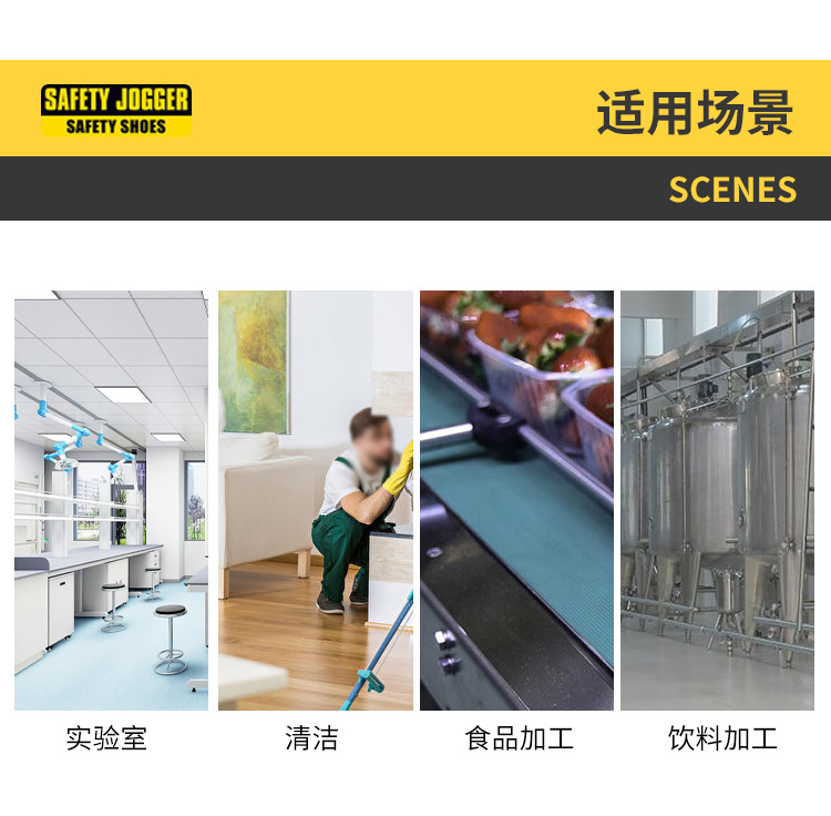 Safety Jogger鞍琸宜072204電藍色低幫防滑減震護士鞋圖片8