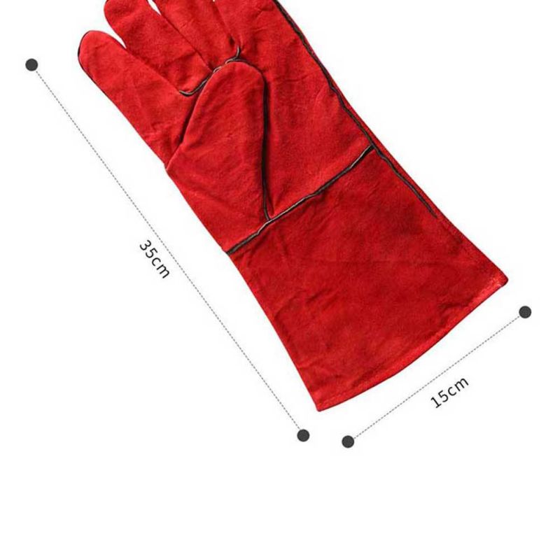 漢盾HD-DR2023加強牛皮耐磨耐高溫電焊手套12