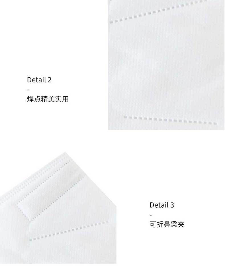 漢盾HD9551 KN95耳帶式折疊防塵口罩8