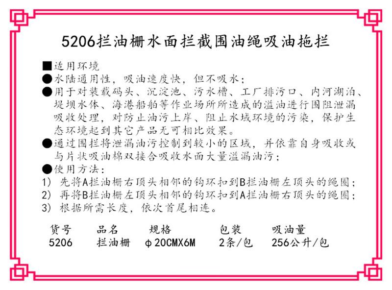 新絡5206攔油柵1