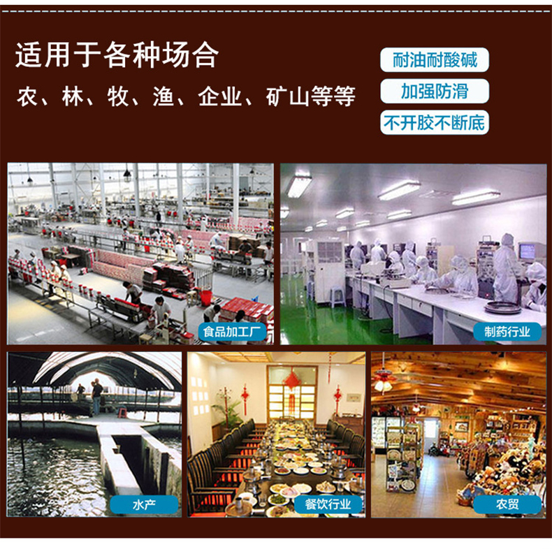 定和DH7103白色食品衛生靴PVC耐油防滑高筒勞保靴3