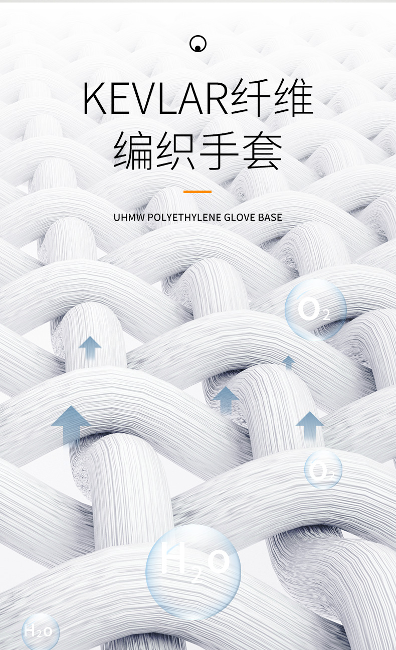 霍尼韋爾2032101CN貼皮KEVLAR耐磨防割手套4