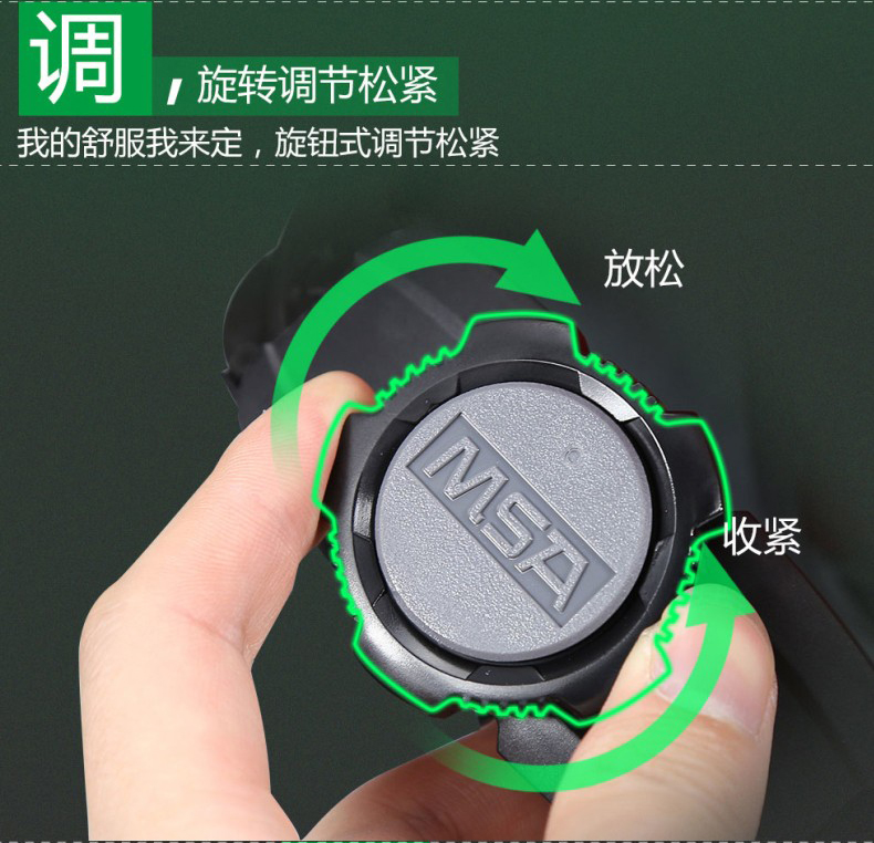 梅思安10167222-L白色帶孔豪華型ABS安全帽11