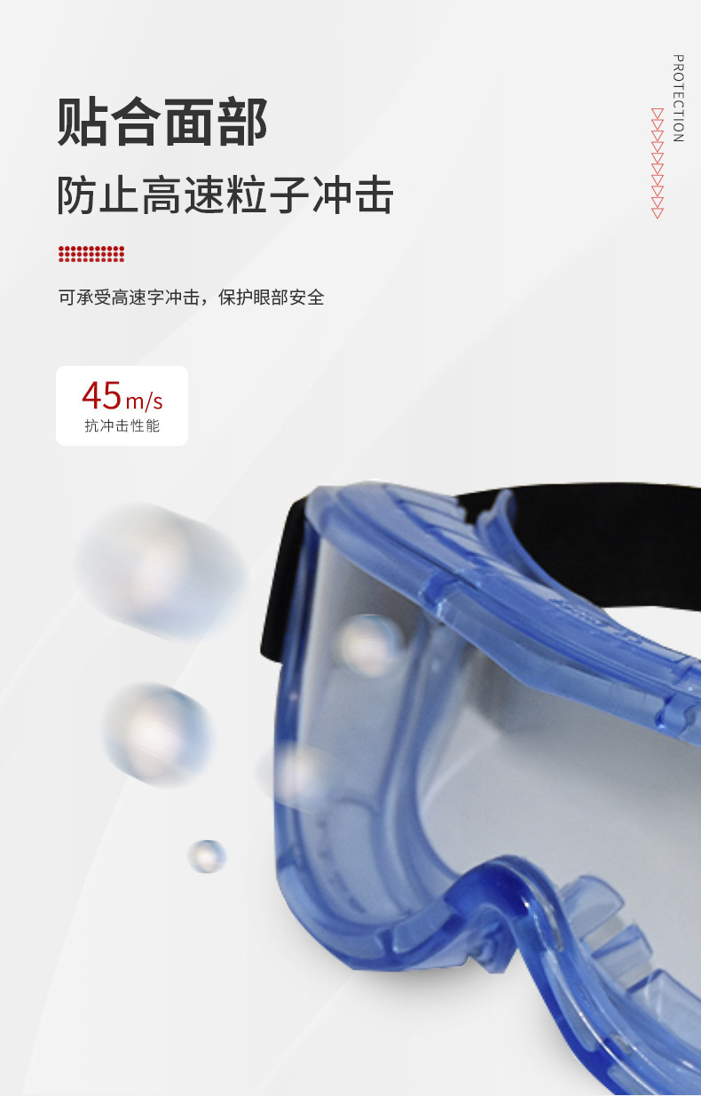 定和DH4023抗沖擊防霧安全護目鏡4