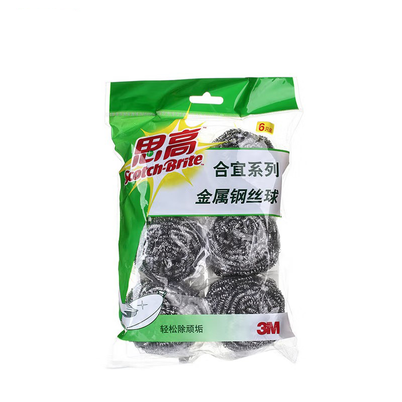 3M Scotch-Brite GMSB6合宜系列金屬鋼絲球1