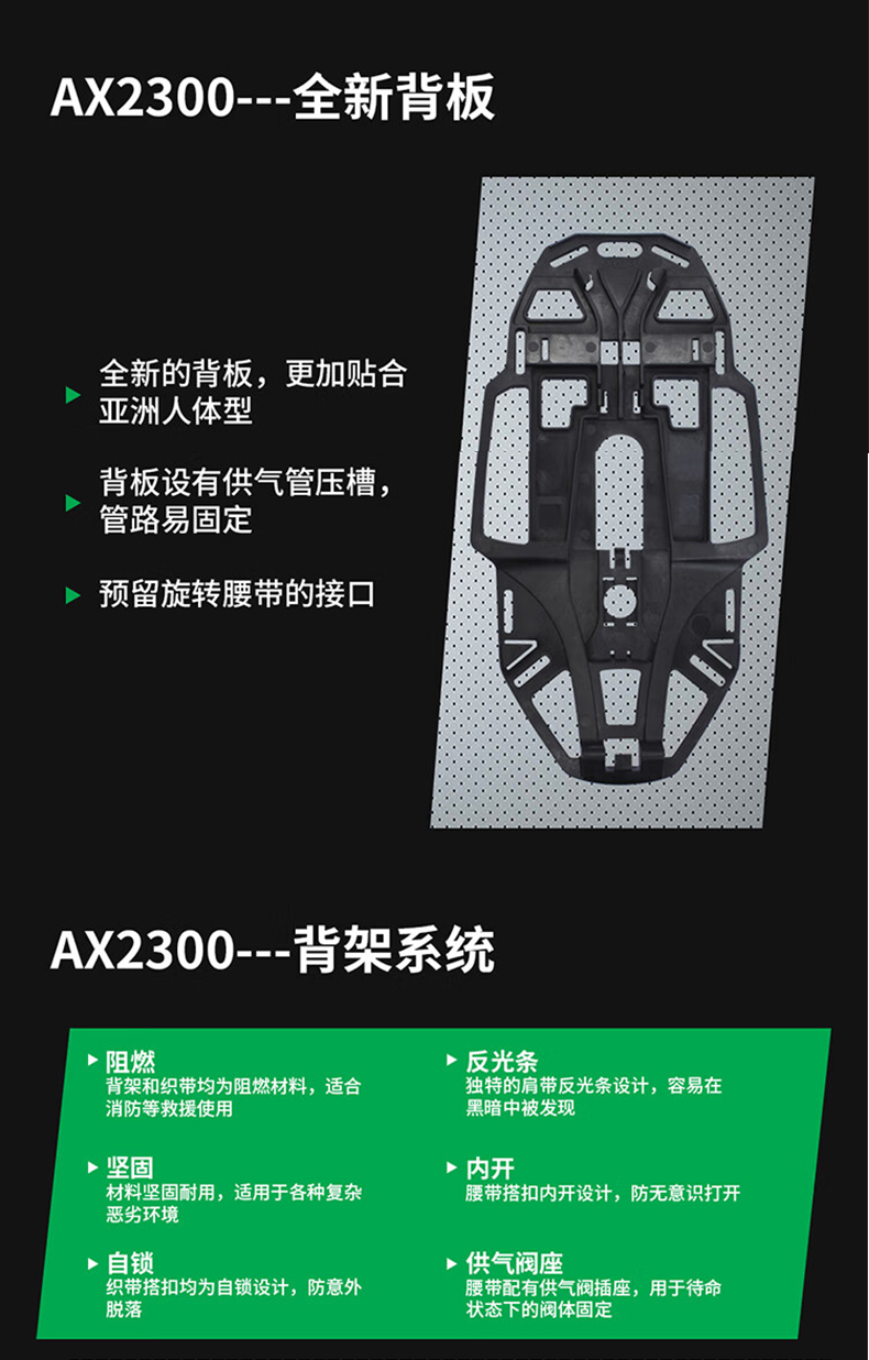 MSA梅思安10241841正壓式空氣呼吸器9L有表瓶閥AX2300 5