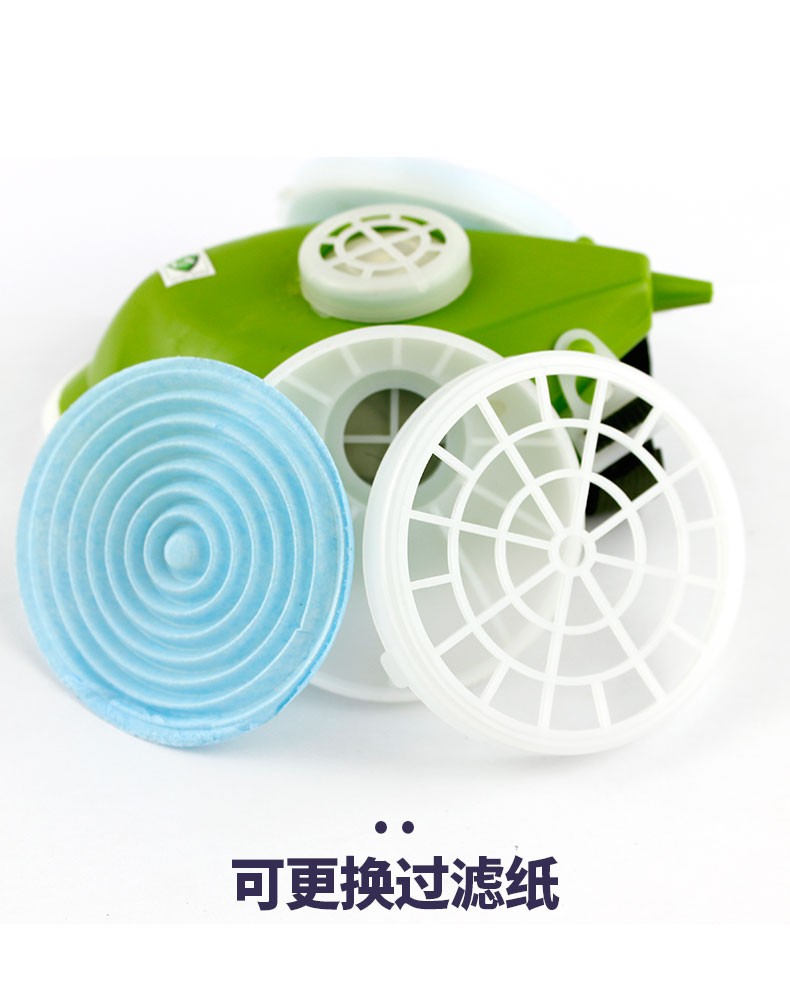 生力301-XK半面罩雙濾盒防塵面具7
