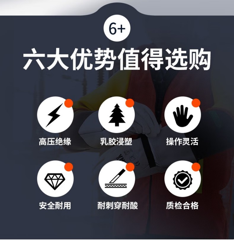 Live-EO-ARC-BLK-S360 NOVAX乳膠防電弧絕緣手套2