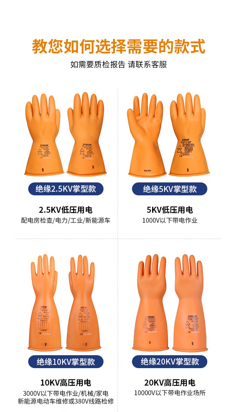 1LO-150/S1-360 STROM乳膠絕緣手套4
