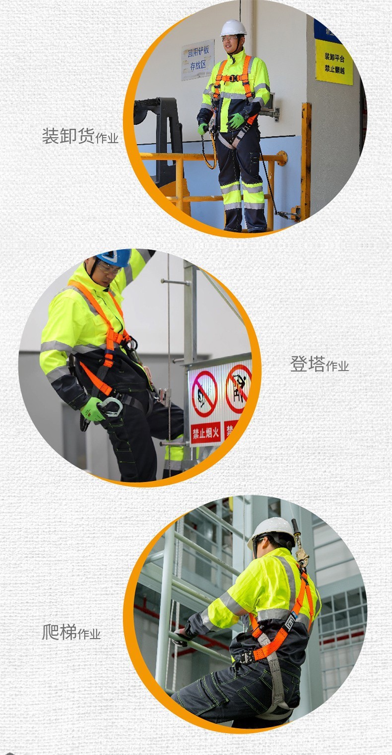3M凱比特1114178全身式高空安全帶8