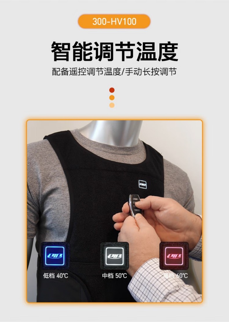 PIP 300-HV100創新智能型加熱馬甲4