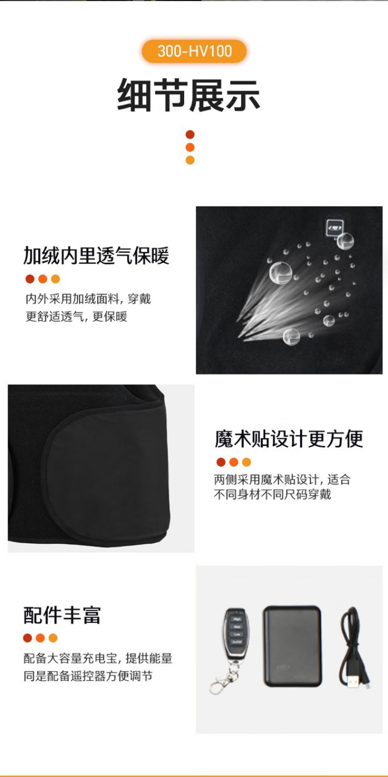 PIP 300-HV100創新智能型加熱馬甲6