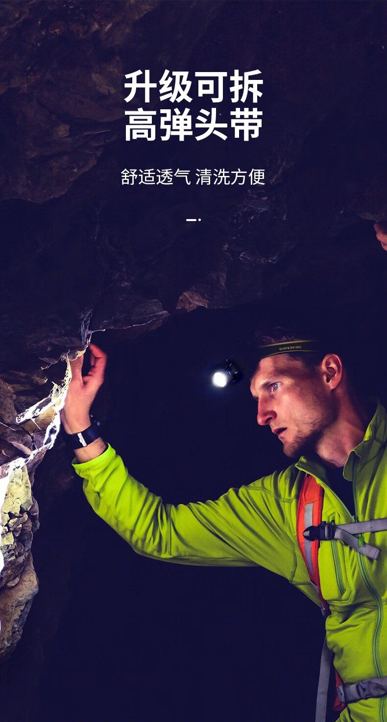 神火HL55-S智能感應(yīng)揮手即亮長續(xù)航戶外多用頭燈11.jpg