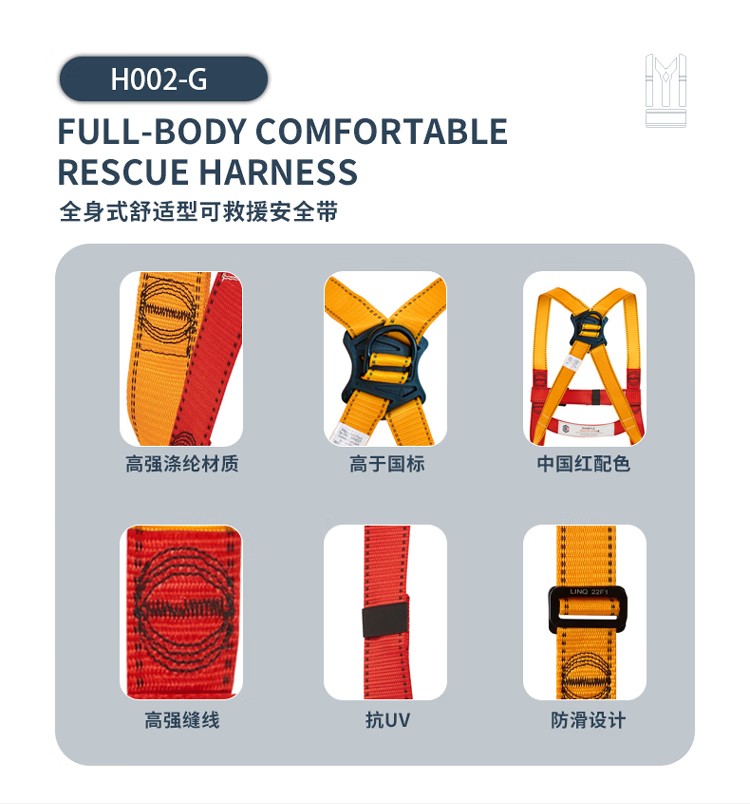 PIP H002-G經(jīng)濟(jì)款雙掛點(diǎn)全身式安全帶2