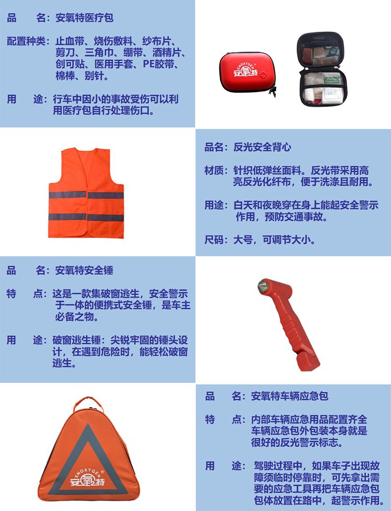 安氧特車輛應急包3