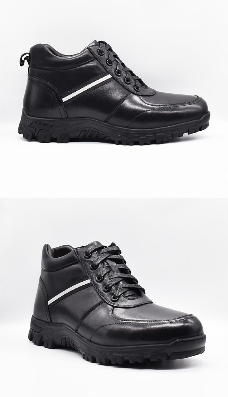 百集BJ1212黑色光面牛皮防寒電絕緣安全鞋6