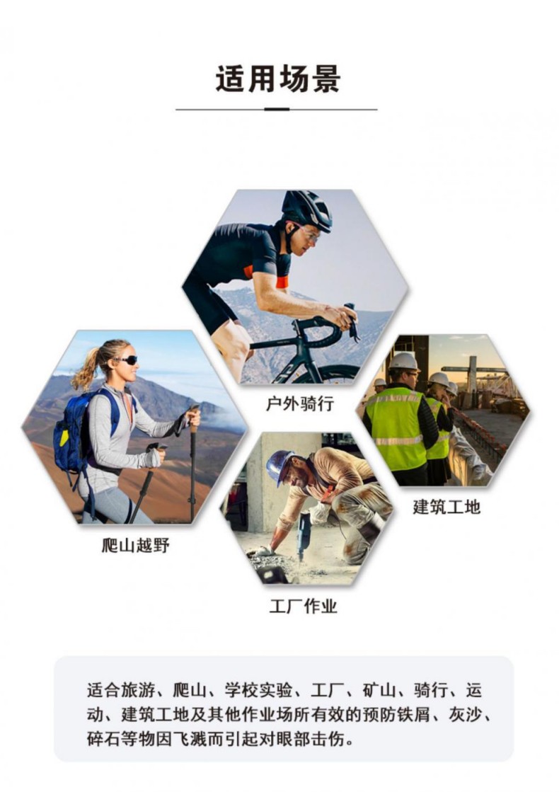 定和DH4013抗沖擊防風(fēng)沙多功能防護眼鏡8