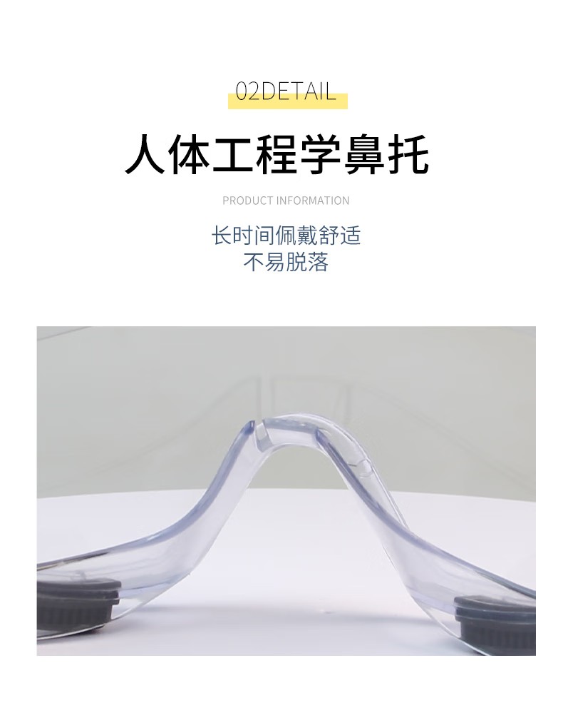 STANLEY史丹利ST1810環繞式PC鏡片刮防霧防紫外線抗沖擊頭戴式護目鏡9