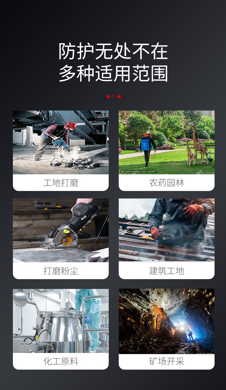 STANLEY史丹利ST2300硅膠全面罩防毒面具8