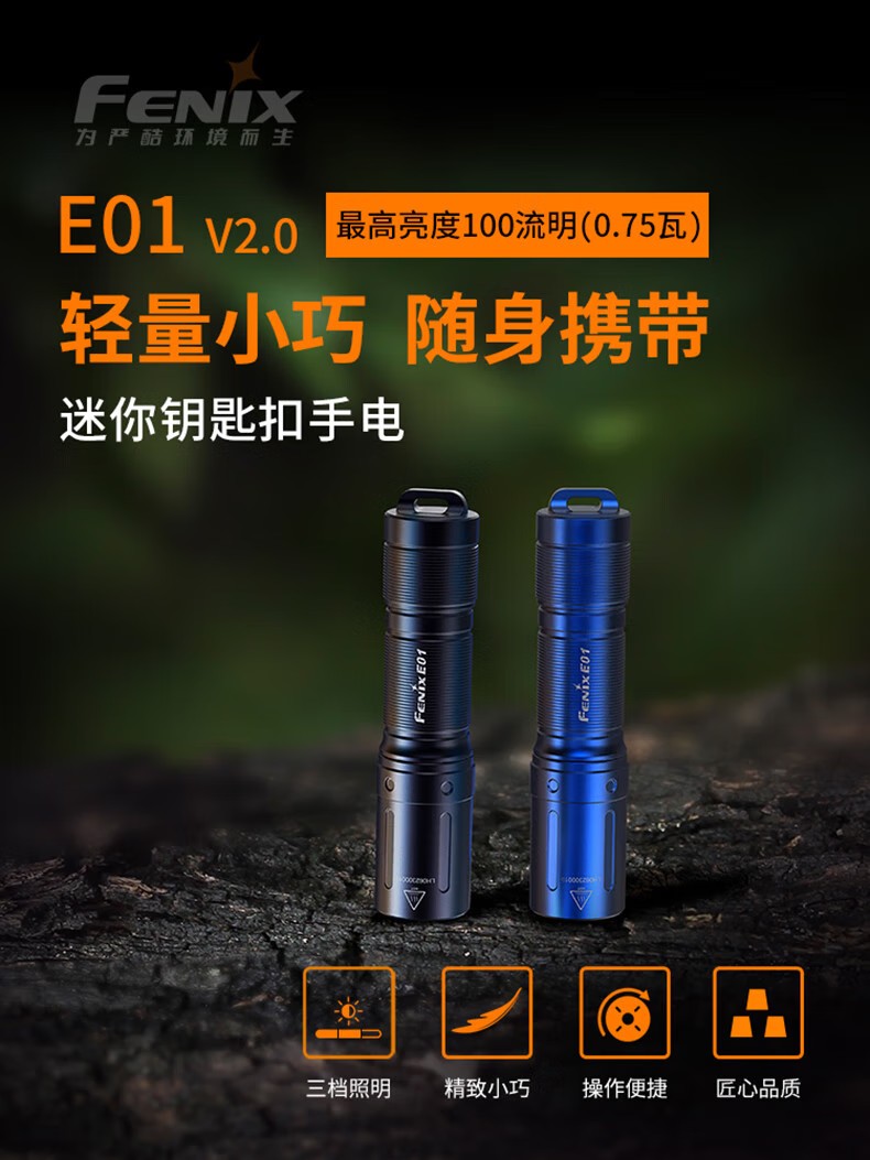 FENIX菲尼克斯E01 E系列迷你鑰匙扣手電1.jpg