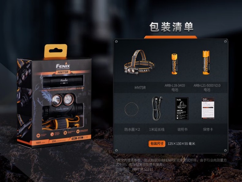 FENIX菲尼克斯HM75R HM系列鎂合金分體式工業頭燈15.jpg