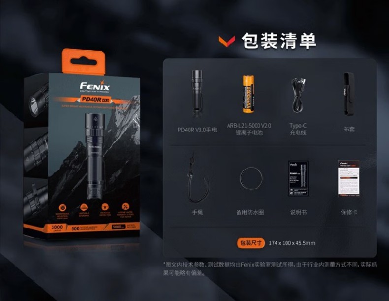 FENIX菲尼克斯PD40R PD系列超高亮機械旋轉調光手電12.jpg