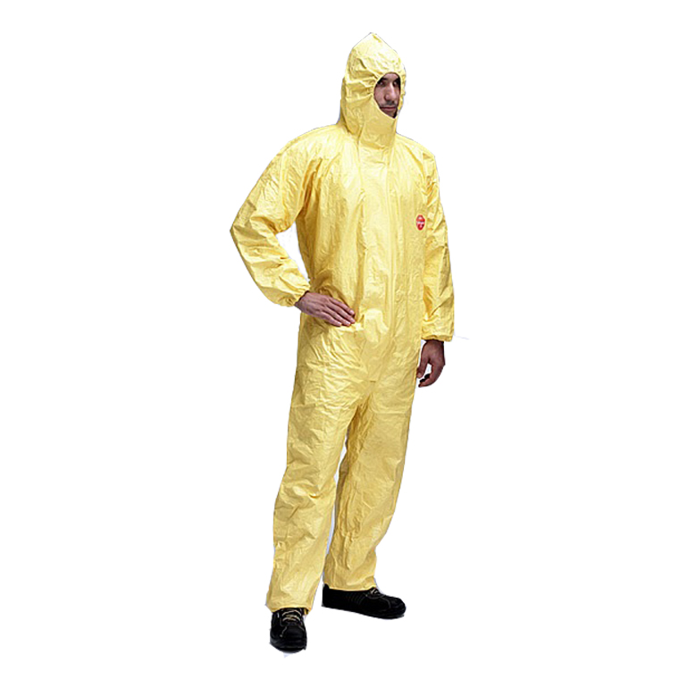 杜邦TychemC化學防護服帶帽連體耐酸堿防化服(型號升級為Tychem2000)