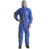 3M4532+藍色帶帽連體防護服