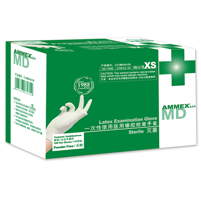 愛馬斯TLFCMDSi一次性橡膠滅菌醫用手套
