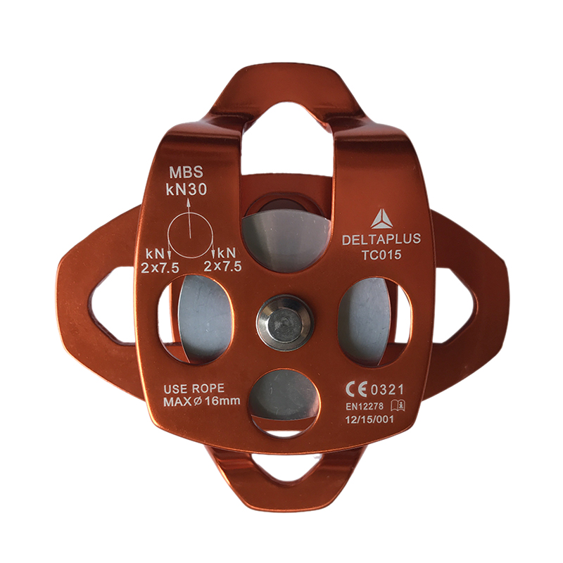 代爾塔509007 TC015鋁制雙滑輪