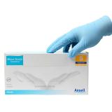 安思爾4470藍色一次性丁腈手套