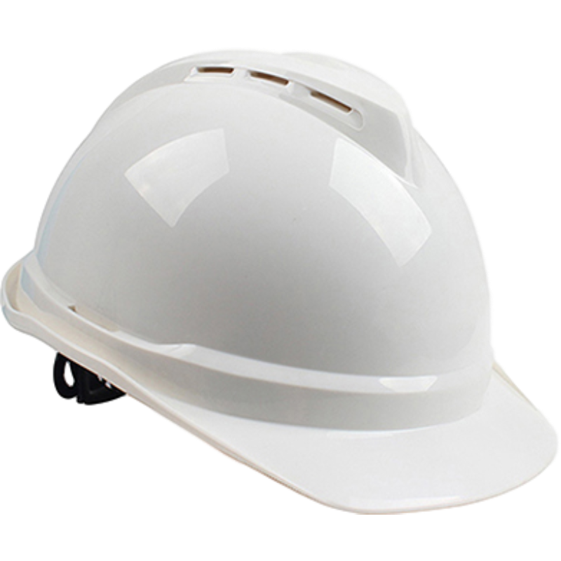 梅思安10146564白色豪華型有孔PE安全帽