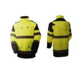 雷克蘭851343AF103高可視熒光黃阻燃抗靜電防寒服