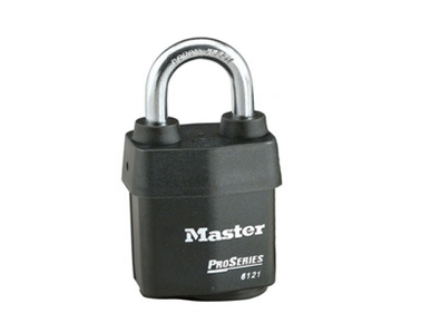 瑪斯特6121KA耐候型鋼掛鎖(同花鎖芯)